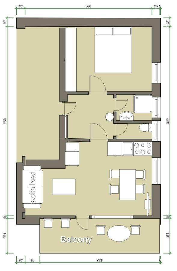 Zell Am See Lake View Apartment מראה חיצוני תמונה